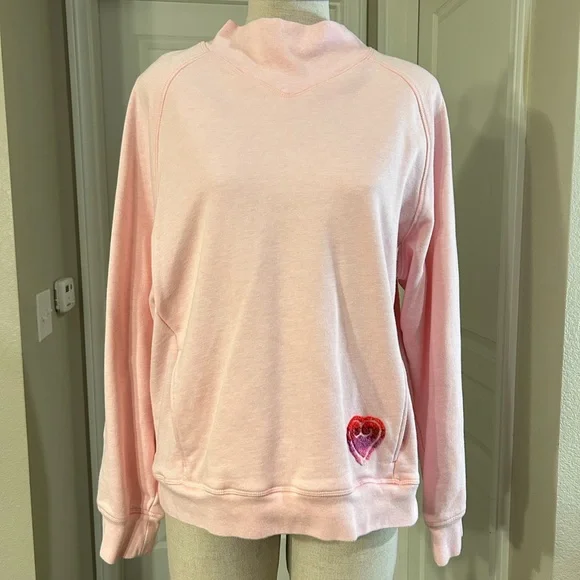 G/FORE Womens Golf Fast Mock Neck French Terry Sweater - Picture 9 of 12